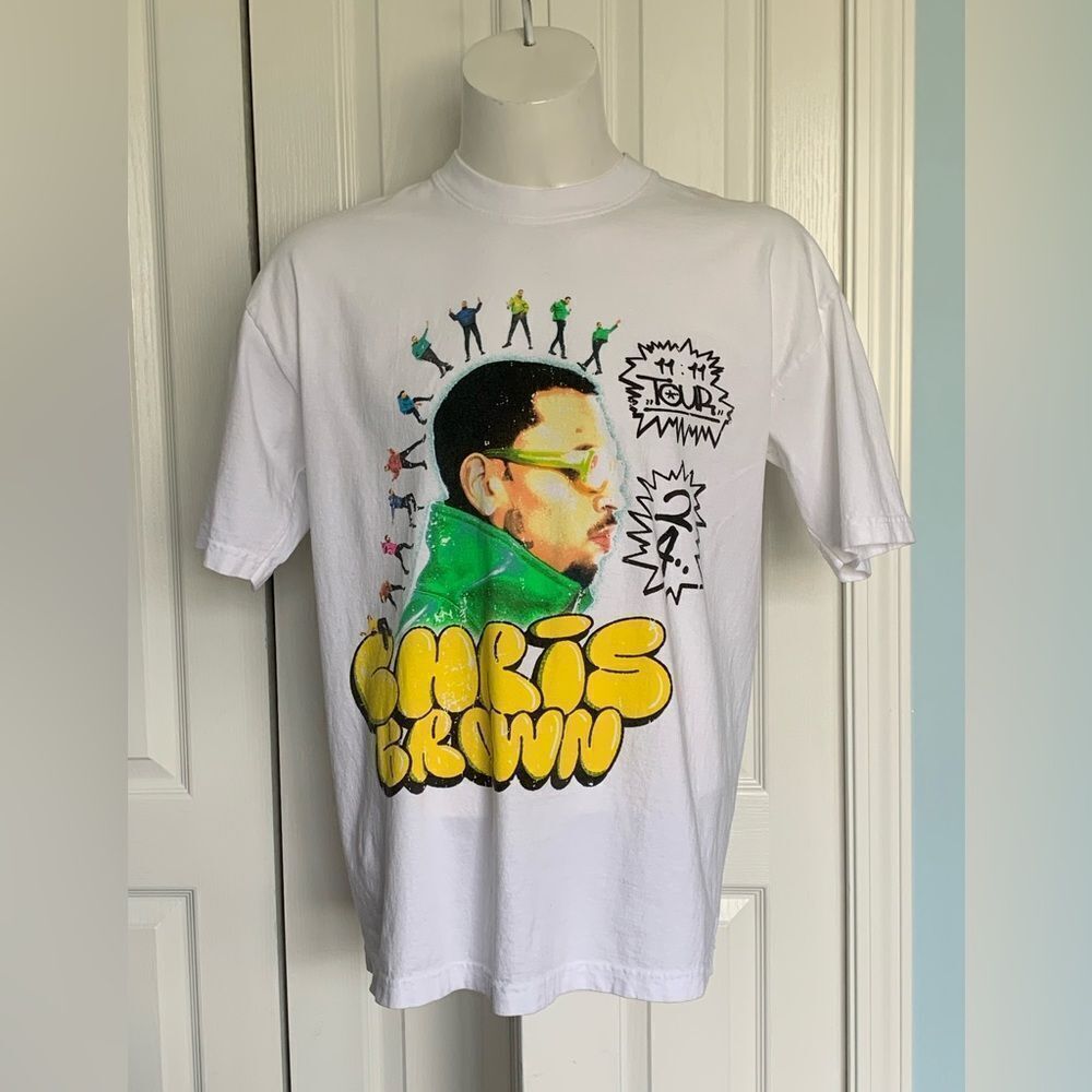 Chris Brown Concert White Tee